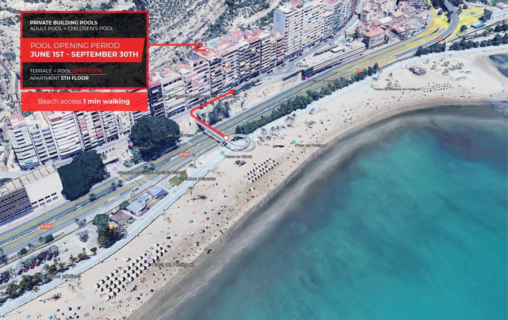 Centrico, Reformado, Frente A Playa De Y Piscina Apartment